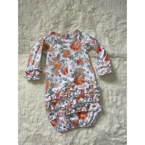 Clover Cottage Ruffled Newborn Gown